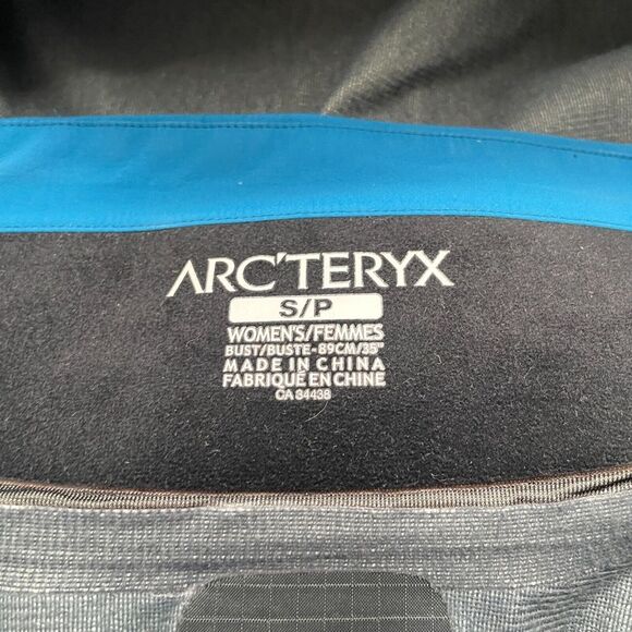 Arcteryx Jacket Adult Small Blue Stingray Ski Snowboard GTX Full Zip Coat Ladies - Picture 8 of 14